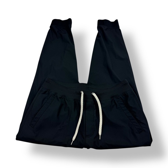 Vuori Mens Athletic Jogger Pants Black Polyester X-Large 